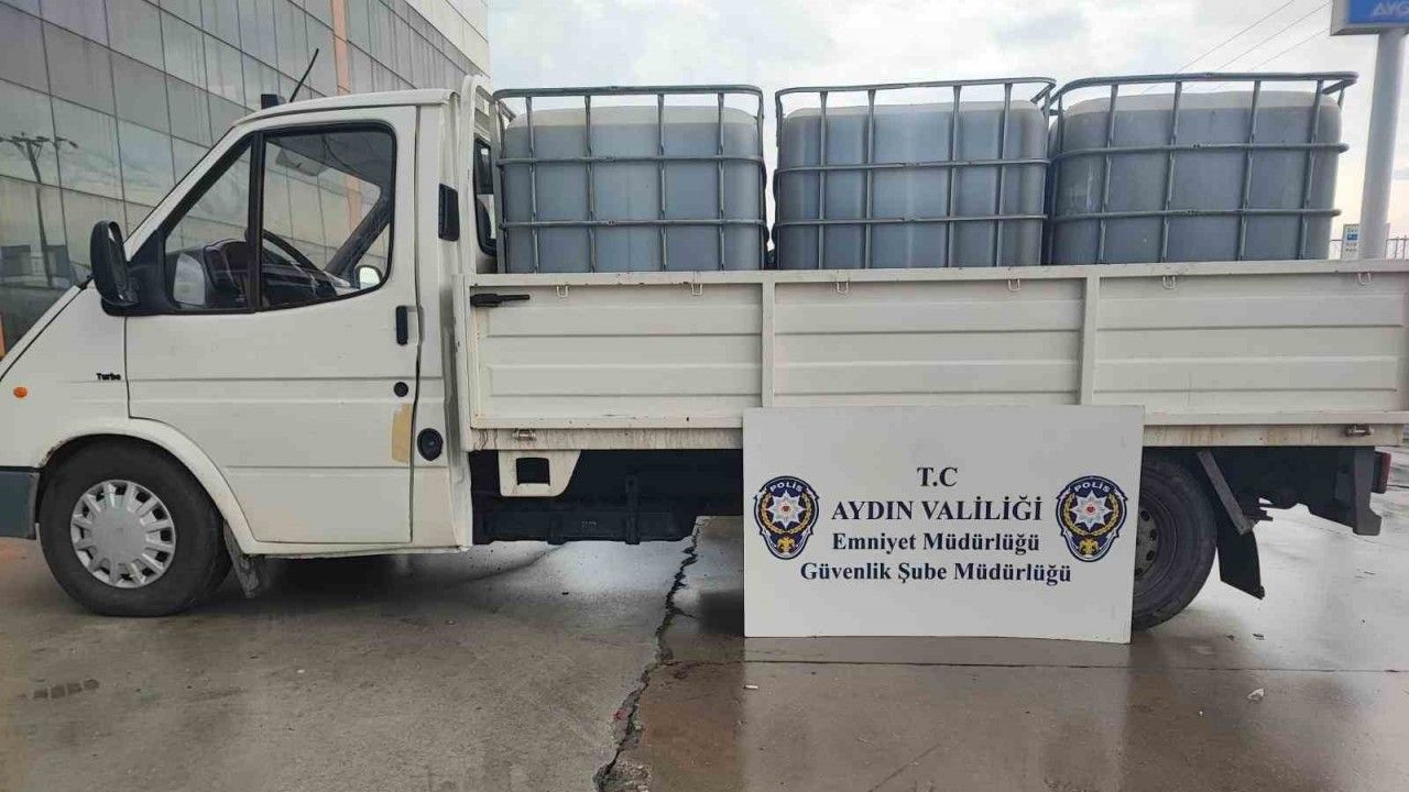 Aydın’da 3 bin litre tağşiş yağ ele geçirildi