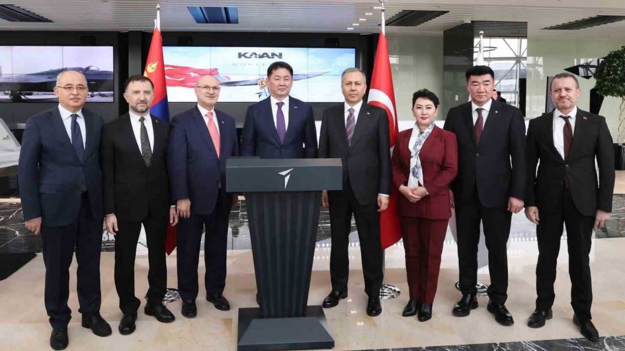 Bakan Yerlikaya ve Moğolistan Cumhurbaşkanı’ndan Anıtkabir ve TUSAŞ’a ziyaret