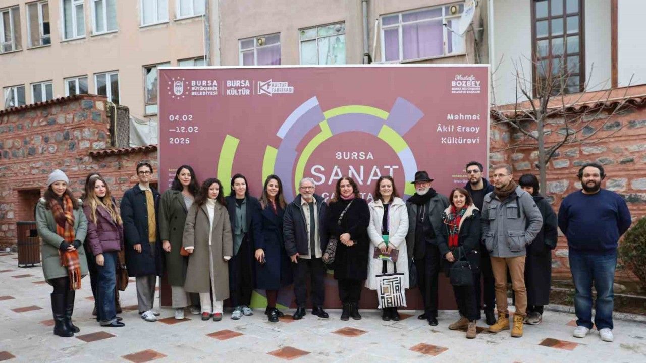 Bursa sanat çalıştayı, kent, mekan, hafıza sergisi ile taçlandı