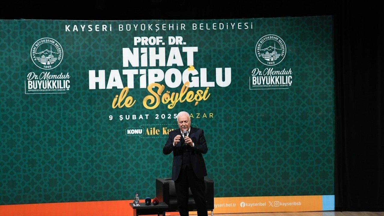 Prof. Dr. Hatipoğlu Kayserililere ’Aile Kavramı’nı anlattı