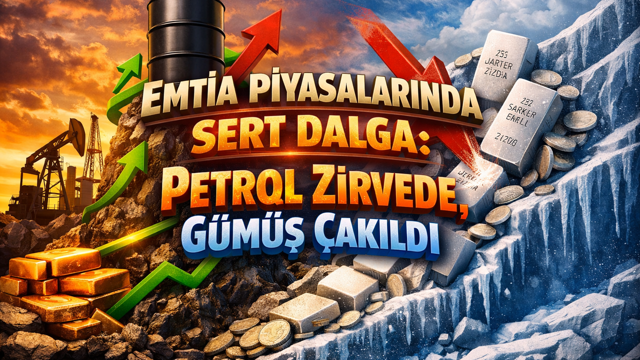 Emtia piyasalarında sert dalga: Petrol zirvede, gümüş çakıldı