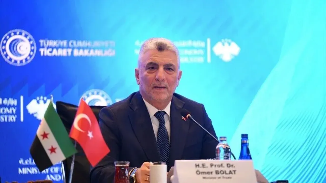 Bakan Bolat: Suriye ile güçlü bir ekonomik ortaklık inşa ediyoruz