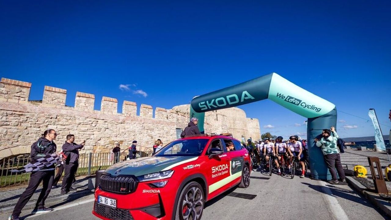 ŠKODA Çanakkale Gran Fondo ile İki Kıtada Bisiklet Heyecanı Yaşandı