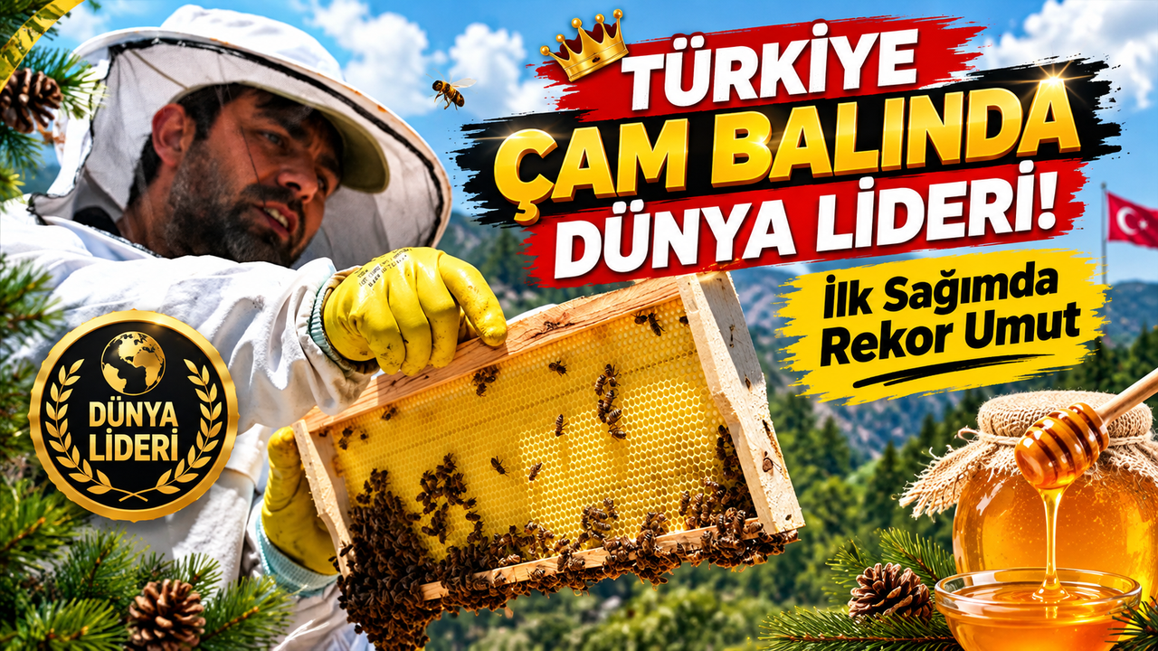 Türkiye Çam Balında Dünya Lideri! İlk Sağımda Rekor Umut