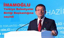 İBB BAŞKANI İMAMOĞLU, TÜRKİYE BELEDİYELER BİRLİĞİ’NİN 6’NCI BAŞKANI OLDU