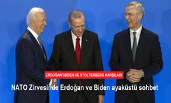 NATO Zirvesinde Erdoğan ve Biden ayaküstü sohbet