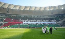 Bursaspor taraftarlarından Filistin’e destek