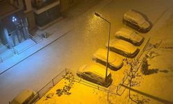 Elazığ’da yoğun kar yağışı başladı