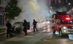Kontağı çevirir çevirmez otomobil yanmaya başladı