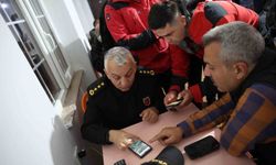 Rize Valisi Baydaş, kaybolan jet uçağı için çalışmaları yerinde takip ediyor