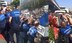 Adana’da zabıta seyyar satıcılara operasyon yaptı, ürünleri ziyan etti