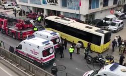 Çekmeköy'de otobüs durağa daldı: 1 ölü, 4 yaralı