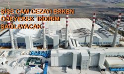 Şişecam 3 milyar 154 milyon lira cezayı erken ödeyerek yüzde 25 indirim sağlayacak