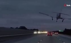 ABD'de uçak, seyir halindeki araca çarptı