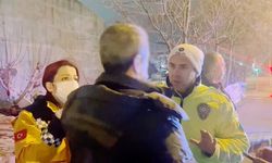 Kaza yapan alkollü sürücü, "Hepinizden özür diliyorum" diyerek hastaneye gitmeyi reddetti