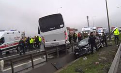 Kuzey Marmara Otoyolu’nda polis servis minibüsü kaza yaptı: Çok sayıda yaralı var!