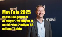 Mavi’nin 2025 konsolide gelirleri 47 milyar 729 milyon TL,  net kârı ise 2 milyar 58 milyon TL oldu