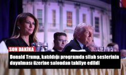 Donald Trump, katıldığı programda silah seslerinin duyulması üzerine salondan tahliye edildi