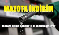 Mazota Cuma sabahı 13 TL indirim geliyor