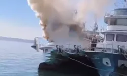 Sarıyer’de balıkçı teknesinden alevler yükseldi