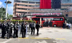 CHP Genel Merkezi önünde tahliye gerginliği