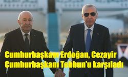 Cumhurbaşkanı Erdoğan, Cezayir Cumhurbaşkanı Tebbun’u karşıladı