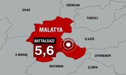Malatya’da 5.6 büyüklüğünde deprem