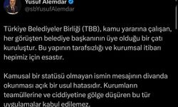 TBB’de kriz oluşturan ‘mektup’ gerginliği sonrası Alemdar’dan sert eleştiri