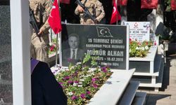 15 Temmuz şehidi Münür Alkan kabri başında anıldı