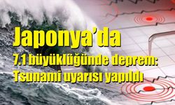 Japonya’da 7.1 büyüklüğünde deprem: Tsunami uyarısı yapıldı