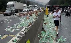 Pozantı-Adana istikameti tır devrilmesi nedeniyle trafiğe kapandı