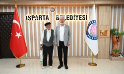 85 yaşındaki Ethem Kızılkaya, Başkan Başdeğirmen'i ziyaret etti