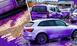 Afyonkarahisar'da boya dökülen yola 20 milyon 980 bin 602 TL ceza
