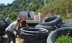 Antalya'da üreticilere 12 bin 300 metre sulama borusu desteği