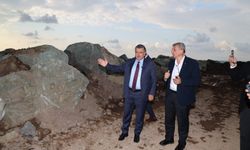 Arsin Yatırım Adası'nda tahkimat ve altyapı çalışmaları başladı