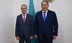 Azerbaycan'ın Kazakistan Büyükelçisi Askerov, güven mektubunu sundu