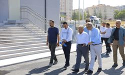 Başkan Büyükkılıç, Gökkent'te 16 derslikli okul projesini inceledi