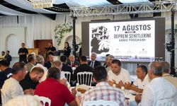 Başkan Özlü, deprem şehitlerini anma programına katıldı