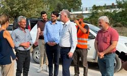Başkan Taban, altyapı çalışmalarını sahada inceledi