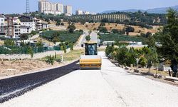 Bursa'da mezarlık yolları yenileniyor