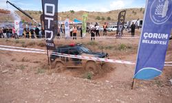 Çorum'da 7 ilden 32 aracın katıldığı off-road yarışı düzenlendi