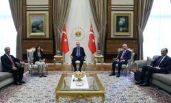 Cumhurbaşkanı Erdoğan, Pervin Buldan ve Mithat Sancar'ı Külliye'de kabul etti