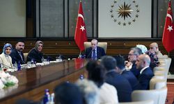 Cumhurbaşkanı Erdoğan, şehit ailelerini kabul etti