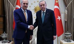 Cumhurbaşkanı Erdoğan, TBMM Başkanı Kurtulmuş'u kabul etti