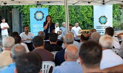 Eşbaşkan Bucak, Eski Hal esnafıyla bir araya geldi