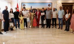 Eşbaşkan Bucak, LGS Türkiye birincilerini ağırladı