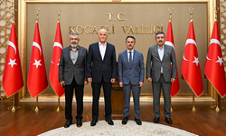 Eski Emniyet Genel Müdürü Lekesiz ve Merkez Valilerden Vali Aktaş'a ziyaret