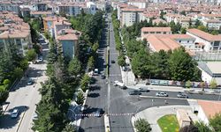 Gazi Caddesi'ndeki yenileme çalışmaları tamamlandı