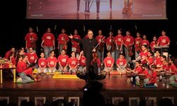Gaziantep'te Uluslararası Çocuk Müzik Kampı tamamlandı