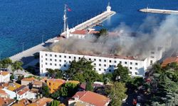 Heybeliada Deniz Harp Okulu’nda çıkan yangın söndürüldü